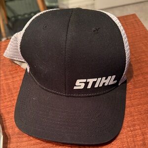 STIHL Black and Gray Mesh Cap